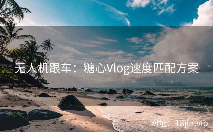 无人机跟车：糖心Vlog速度匹配方案