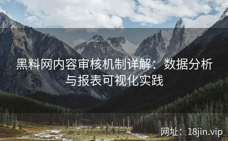 黑料网内容审核机制详解：数据分析与报表可视化实践